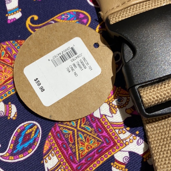 One shoulder Backpack carryall elephant print - Picture 7 of 14